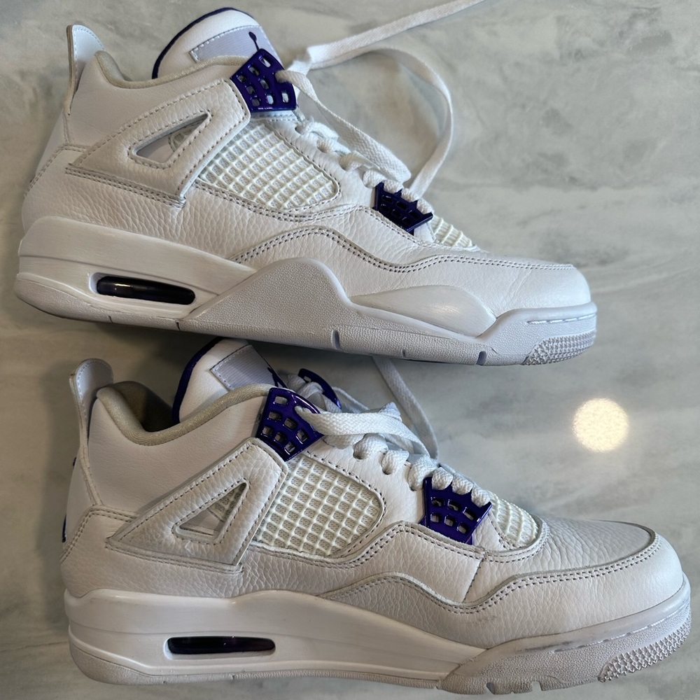 Jordan 4 retro purple metallic